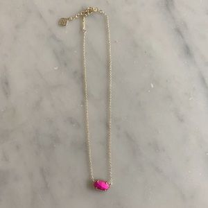 Pink Kendra Scott necklace